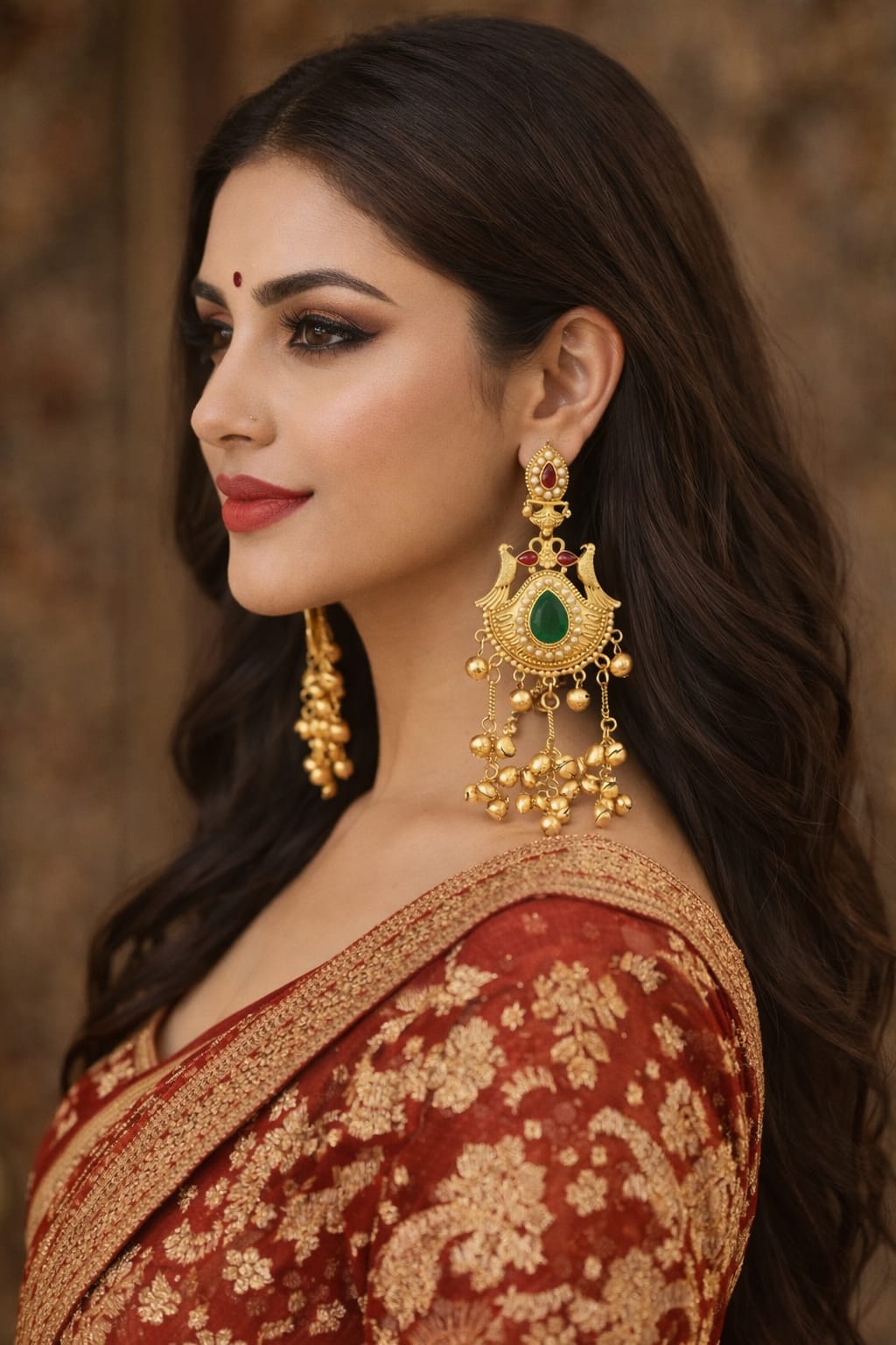 Long Traditional Earings - Image 3