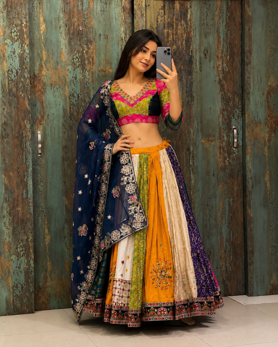 Multicolor Lehenga