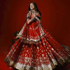Royal Red Traditional Lehenga Choli